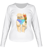 Женская футболка длинный рукав Beach Bum фото
