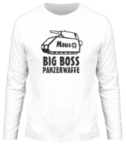 Мужская футболка длинный рукав Маус, Биг Босс фото