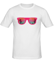 Мужская футболка В очках на пляже фото