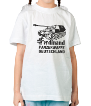 Детская футболка ПТ САУ Ferdinand фото