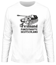 Мужская футболка длинный рукав ПТ САУ Ferdinand