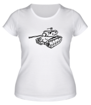 Женская футболка Танк Чаффи фото