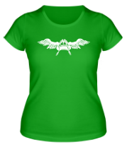 Женская футболка Крылья танкиста фото