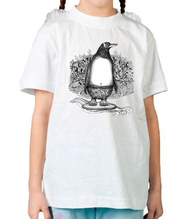 Детская футболка Пляжный пигнвин