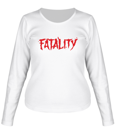 Женская футболка длинный рукав Fatality