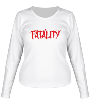 Женская футболка длинный рукав Fatality фото