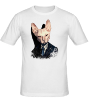 Мужская футболка Mr Cat фото