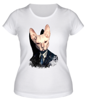 Женская футболка Mr Cat фото