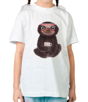 Детская футболка Я люблю ленивцев
