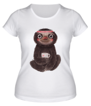 Женская футболка Я люблю ленивцев
