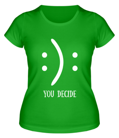 Женская футболка Твой выбор