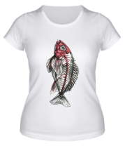 Женская футболка Красная рыба фото