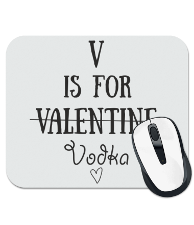 Коврик для мыши V значит Vodka