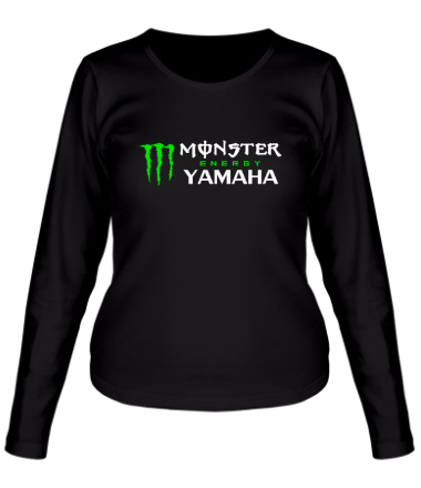 Женская футболка длинный рукав Monster Energy Yamaha