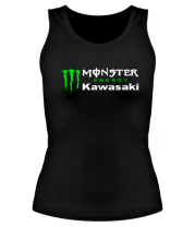 Женская майка борцовка Monster Energy Kawasaki