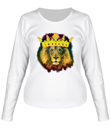 Женская футболка длинный рукав Король лев