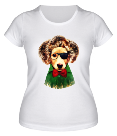 Женская футболка Пёс