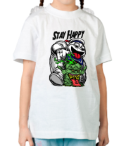 Детская футболка Stay Happy