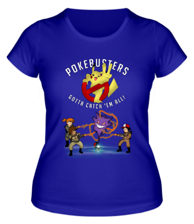 Женская футболка Pokebusters