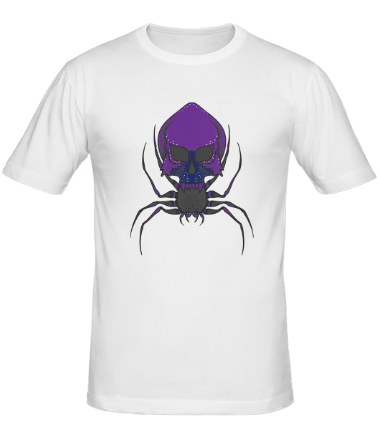 Мужская футболка Фиолетовый паук