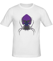 Мужская футболка Фиолетовый паук фото