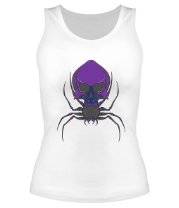 Женская майка борцовка Фиолетовый паук фото