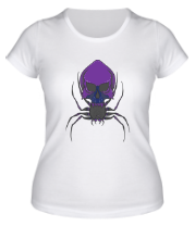 Женская футболка Фиолетовый паук фото