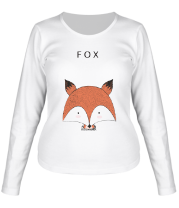 Женская футболка длинный рукав FOX фото