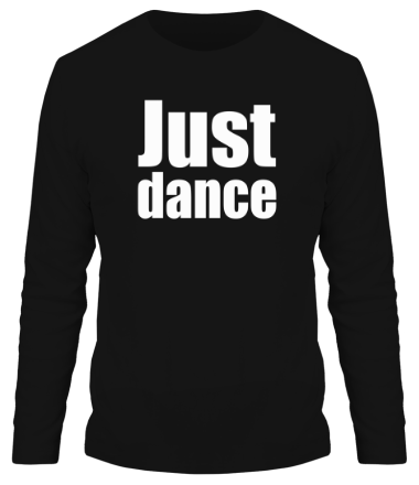 Мужская футболка длинный рукав Just dance