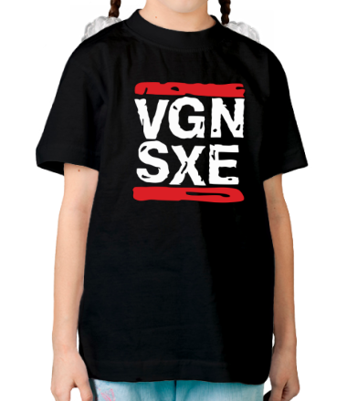 Детская футболка Vegan sXe