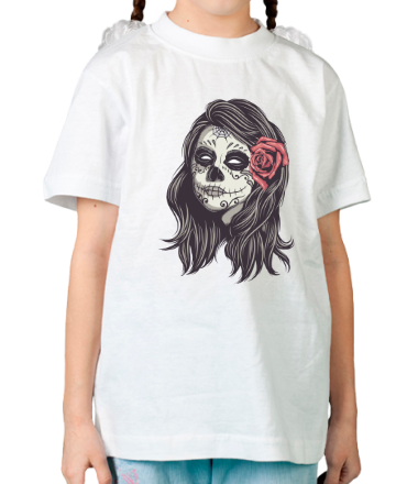 Детская футболка Девушка зомби