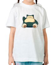 Детская футболка Покемон Снорлакс фото