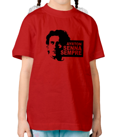 Детская футболка Ayrton Senna Sempre