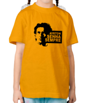 Детская футболка Ayrton Senna Sempre фото