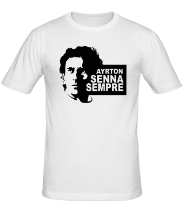 Мужская футболка Ayrton Senna Sempre