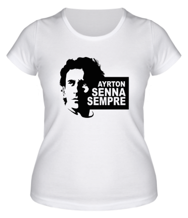 Женская футболка Ayrton Senna Sempre