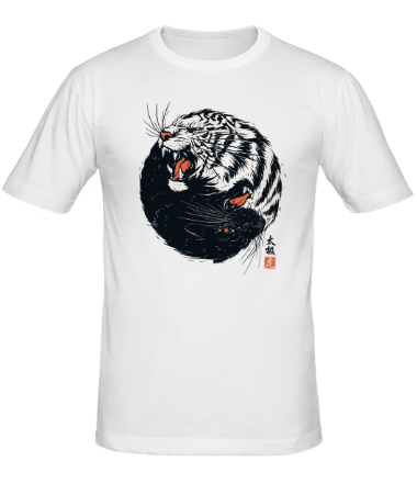 Мужская футболка Тайчи Тигр