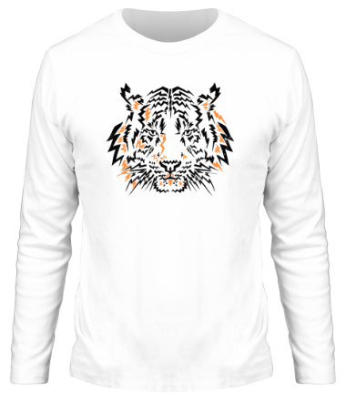 Мужская футболка длинный рукав Flash Tiger