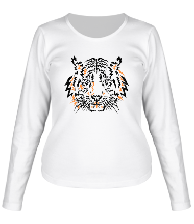 Женская футболка длинный рукав Flash Tiger
