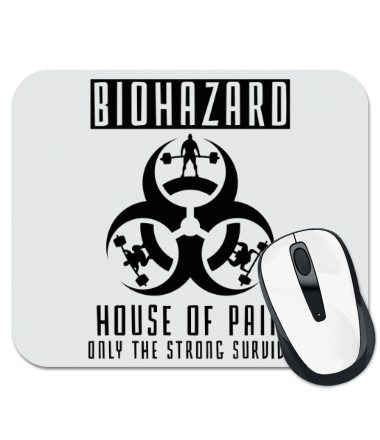 Коврик для мыши Biohazard House of pain