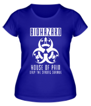 Женская футболка Biohazard House of pain фото