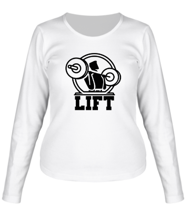 Женская футболка длинный рукав Lift