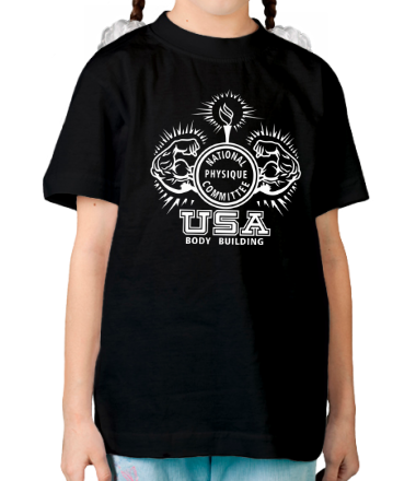 Детская футболка National Physique Committee USA