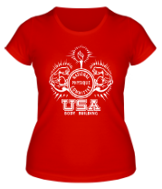 Женская футболка National Physique Committee USA фото