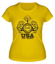 Женская футболка National Physique Committee USA фото
