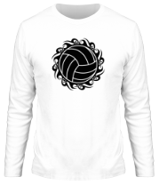 Мужская футболка длинный рукав Волейбольный мяч фото
