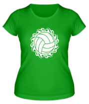 Женская футболка Волейбольный мяч