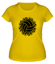 Женская футболка Волейбольный мяч фото