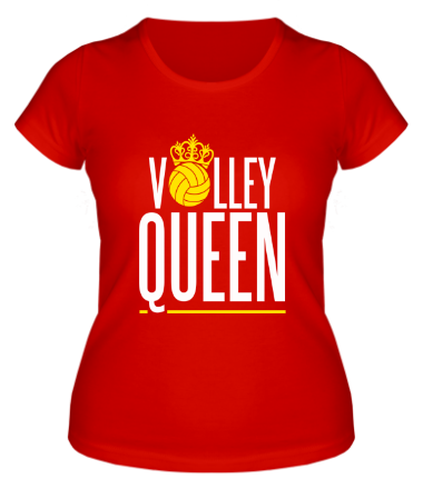 Женская футболка Королева волейбола