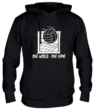 Толстовка худи One world - one game